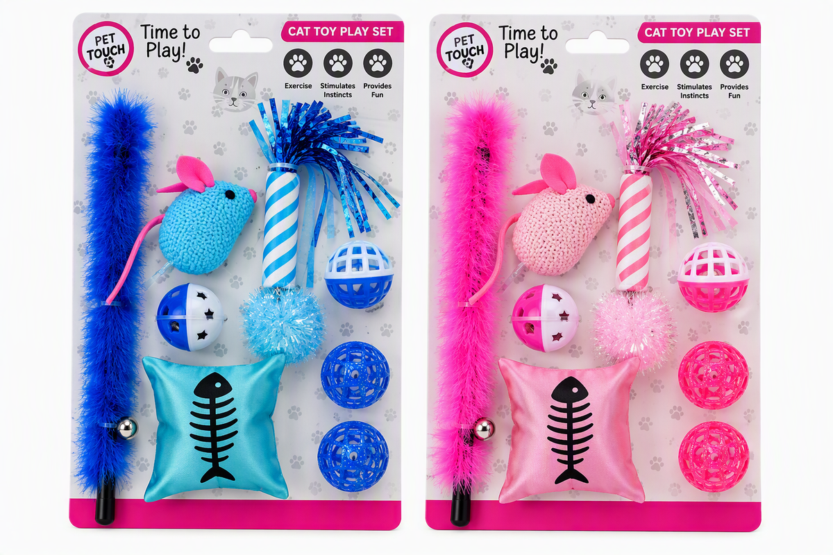 Pet Living Interactive Cat 8 Play Set