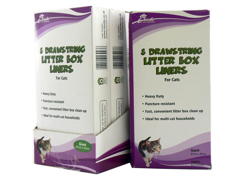 Cheeko Pet Supplies Drawstring Litter Box Liners