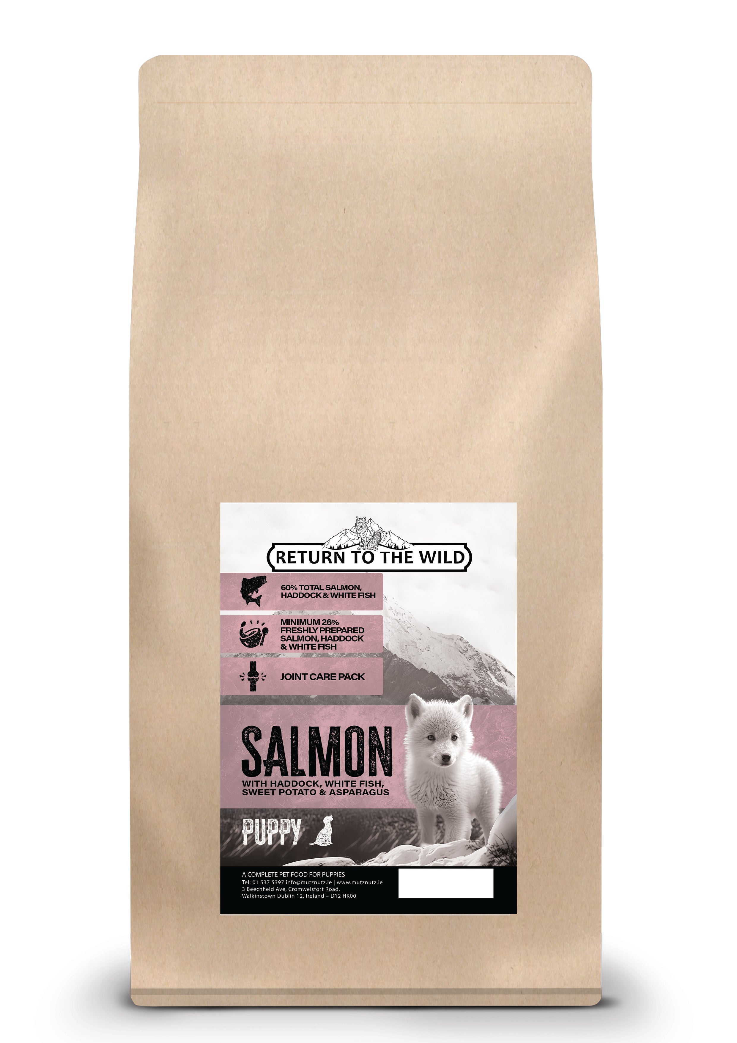 Return To The Wild Grain Free  - Puppy - Salmon With Haddock