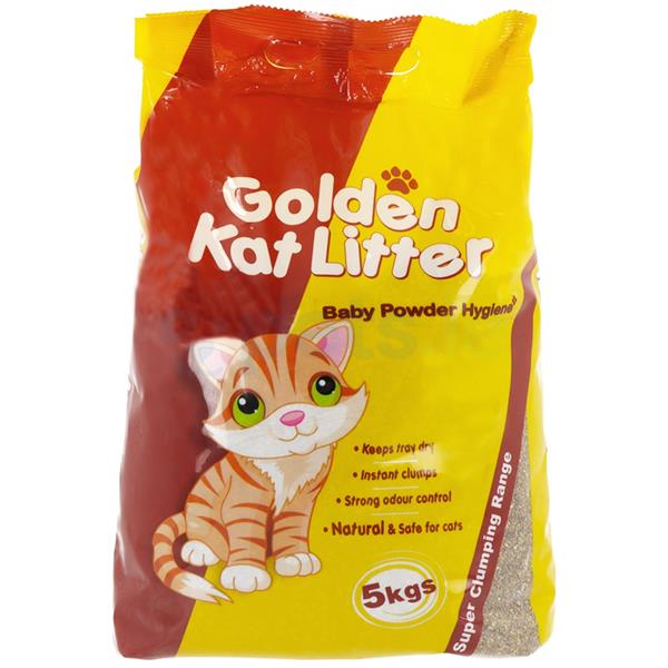 Golden Kat Litter Baby Powder Hygiene 5kg