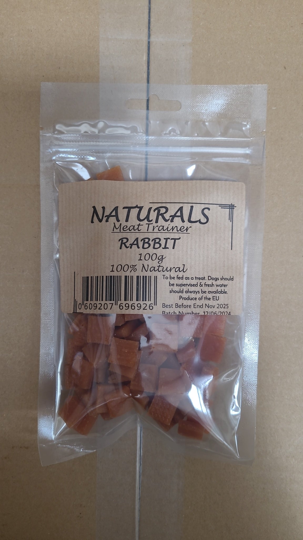 Naturals Meat Trainer Rabbit 100g