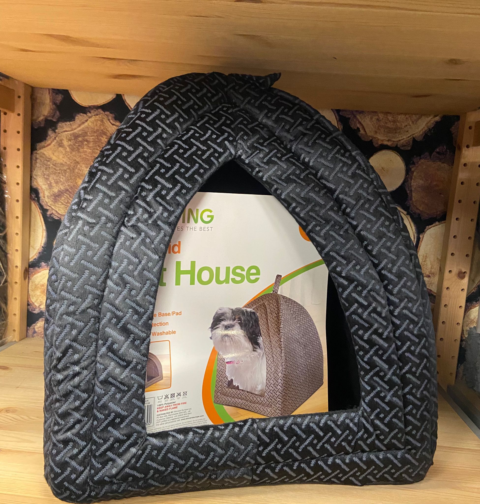 Pet Living Hooded Pet igloo House, Cat and small Dog Bed