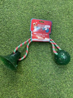 TPR Suction Cup Xmas Dog Toy