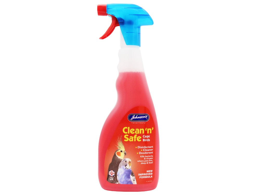 Johnsons Clean N Safe Bird Cage Disinfectant Spray