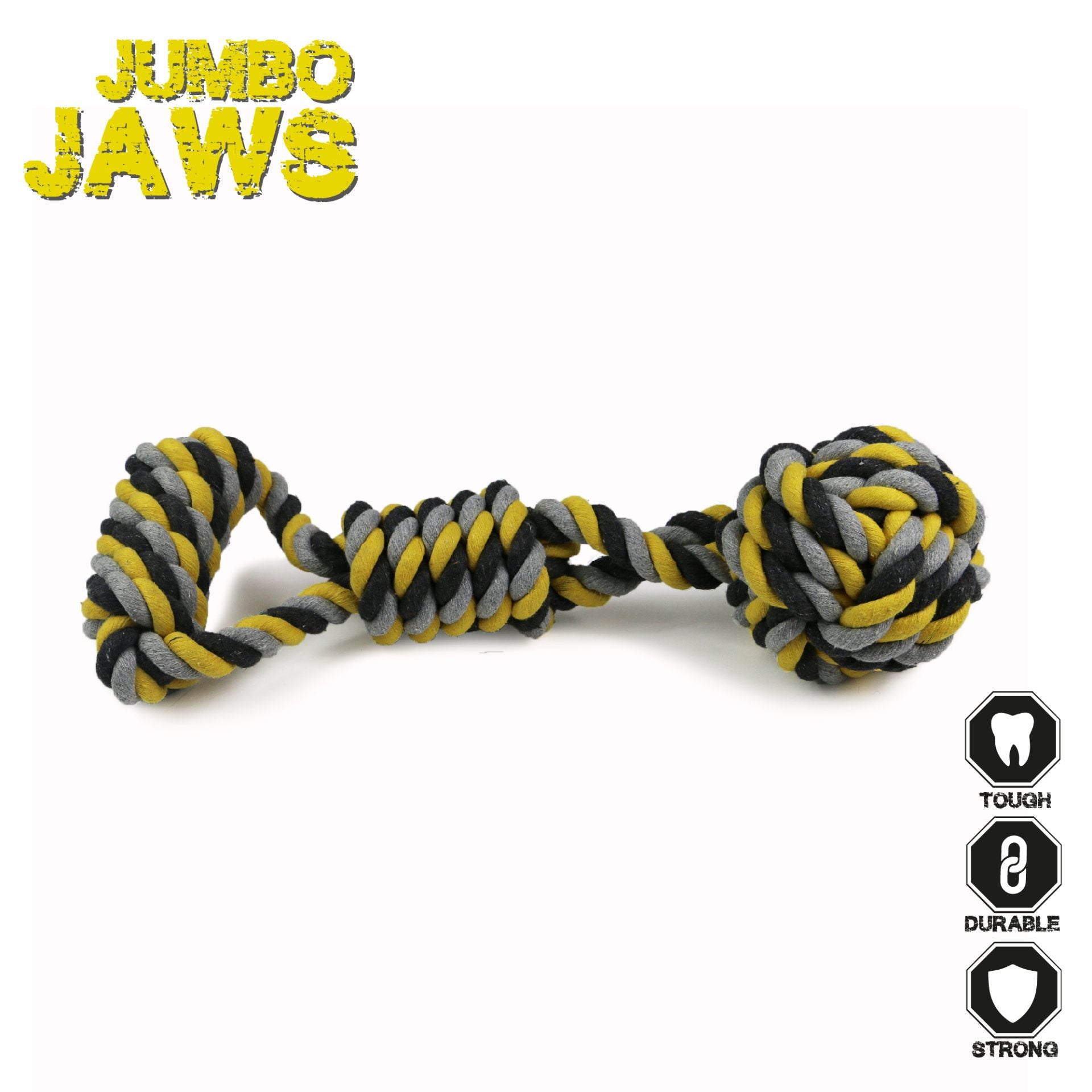 Jumbo Jaws Rope Combo Tugger