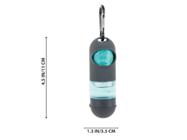 KONG HandiPOD Clean Dispenser – 2‑in‑1 Bag Dispenser & Hand Sanitiser