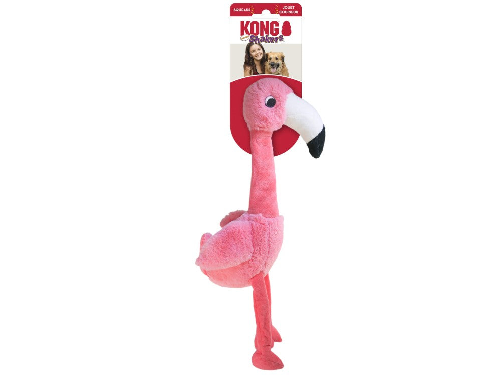 KONG Shakers Flamingo Dog Toy