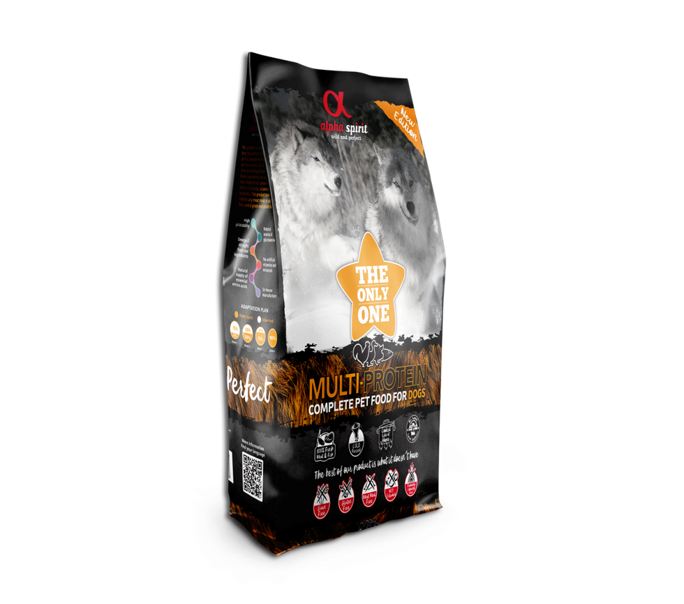 Alpha Spirit Cold Pressed Multiprotein dog food