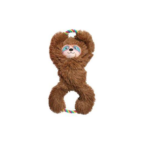 KONG Tuggz Sloth Dog Tug Toy