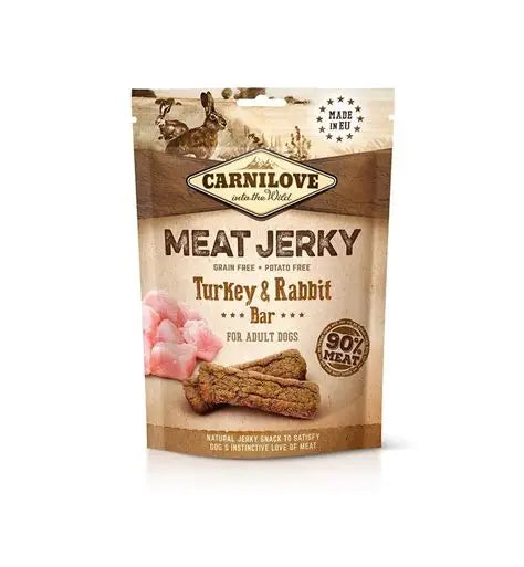 Carnilove Meat Jerky – Turkey & Rabbit Bar