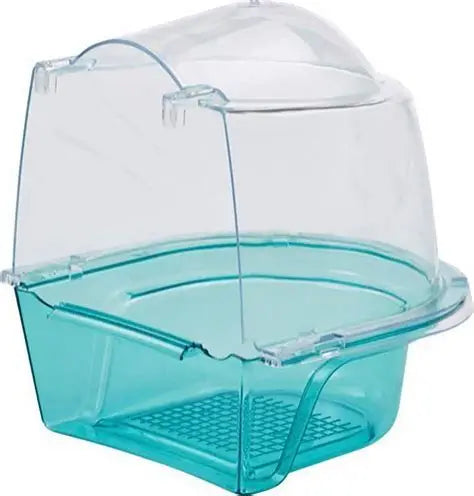 SAVIC Splash Bird Bath – Dome-Covered Bath for Cage Birds