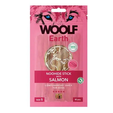 Woolf Earth Noohide Stick With Salmon small