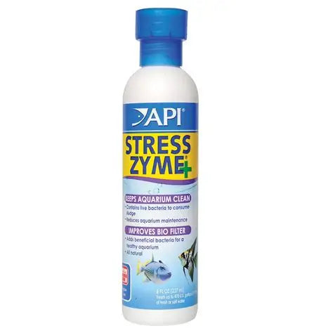 API Stress Zyme+ - Natural Aquarium Cleaner with Beneficial Bacteria