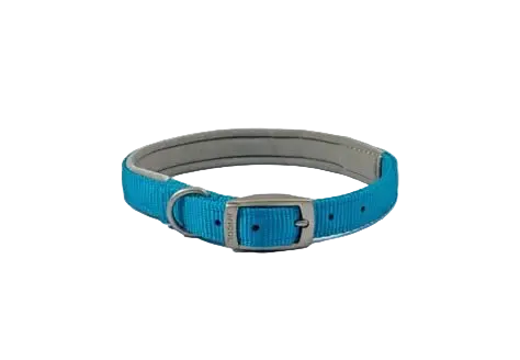 Ancol Blue Padded Dog Collar