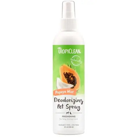 TropiClean Papaya Mist Deodorizing Pet Spray