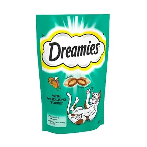 Dreamies With Tantalising Turkey Cat Treats