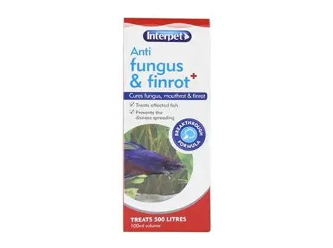 Interpet Anti Fungus & Finrot Treatment - Advanced Care for Aquatic Pets