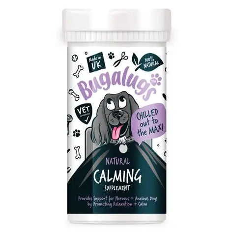 Bugalugs Natural Calming Supplement – Support for Nervous & Anxious Dogs