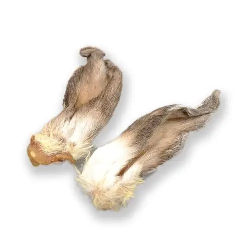 Naturals Rabbit Ears with Hair Dog Treats