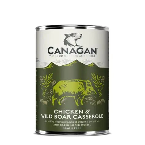 Chicken & Wild Boar Casserole – Canagan Dog Wet Food