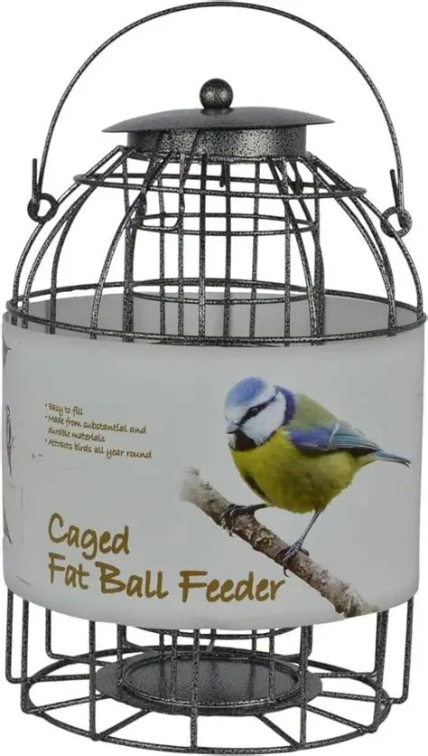 Caged Fat Ball Feeder