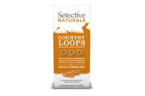 Selective Naturals Country Loops– Carrot & Timothy Hay