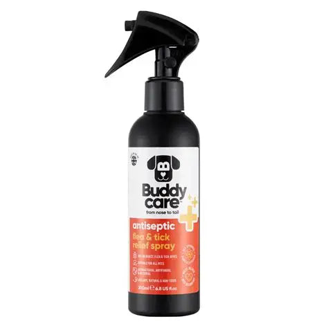 Buddy care Antiseptic Flea & Tick Relief Spray