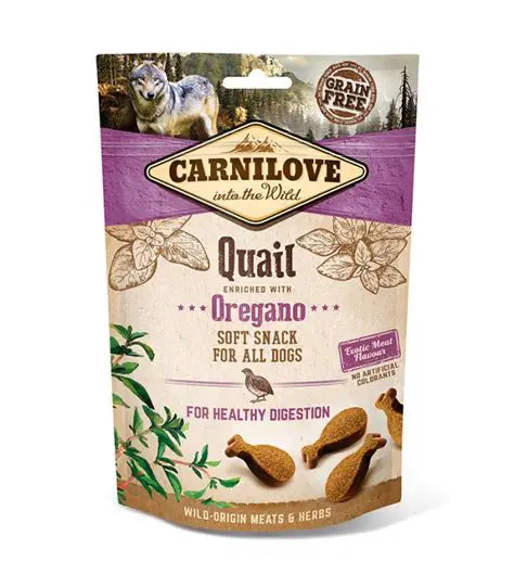 Carnilove into the Wild Quail Snack with Oregano