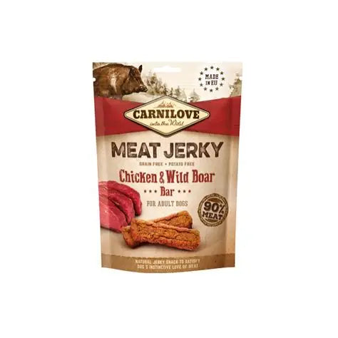 Carnilove Meat Jerky – Chicken & Wild Boar Bar