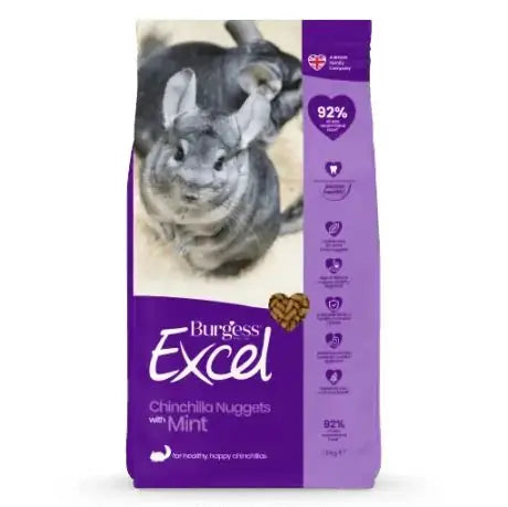 Burgess Chinchilla Food Nuggets with Mint