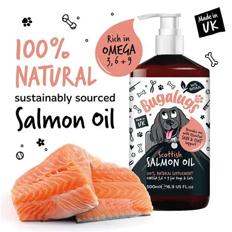 Bugalugs Scottish Salmon Oil – 500ml