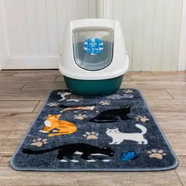 Stop Muddy Paws and Absorbent food mat Cats