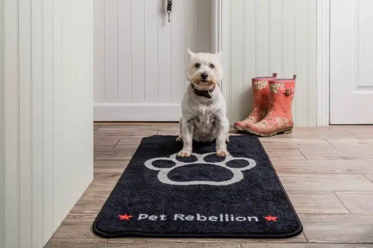 Stop muddy paws XL black house mat