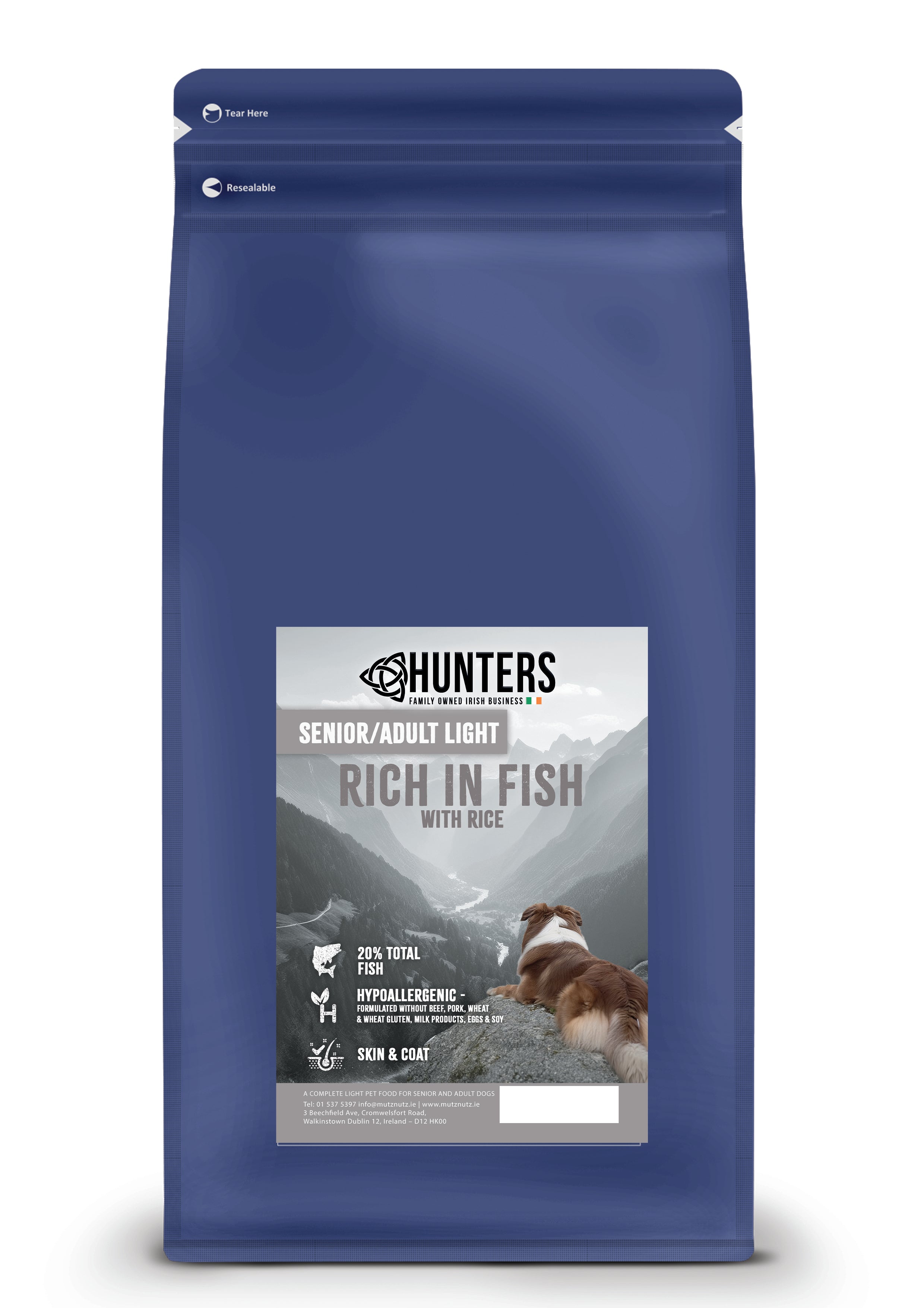 Hunters - Senior Dog Fish and Rice