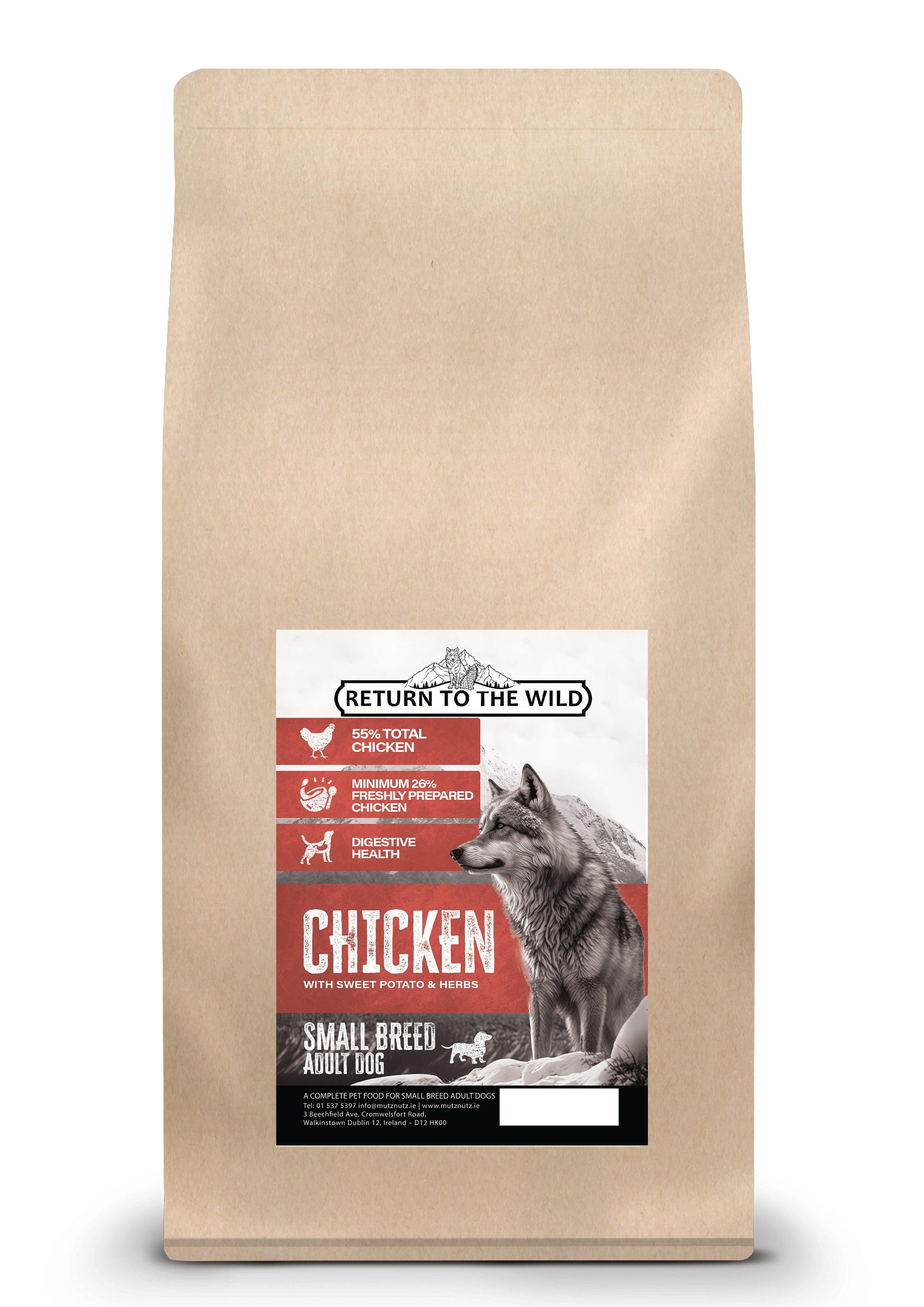 Return To The Wild Grain Free -  Adult Small Breed - Chicken