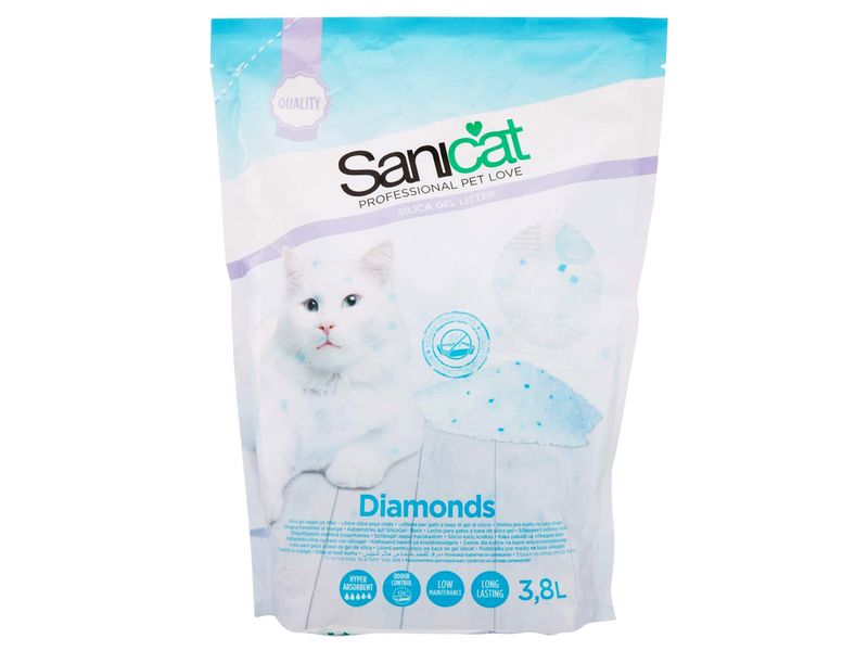 Sanicat Diamonds Silica Gel Litter 3.8l