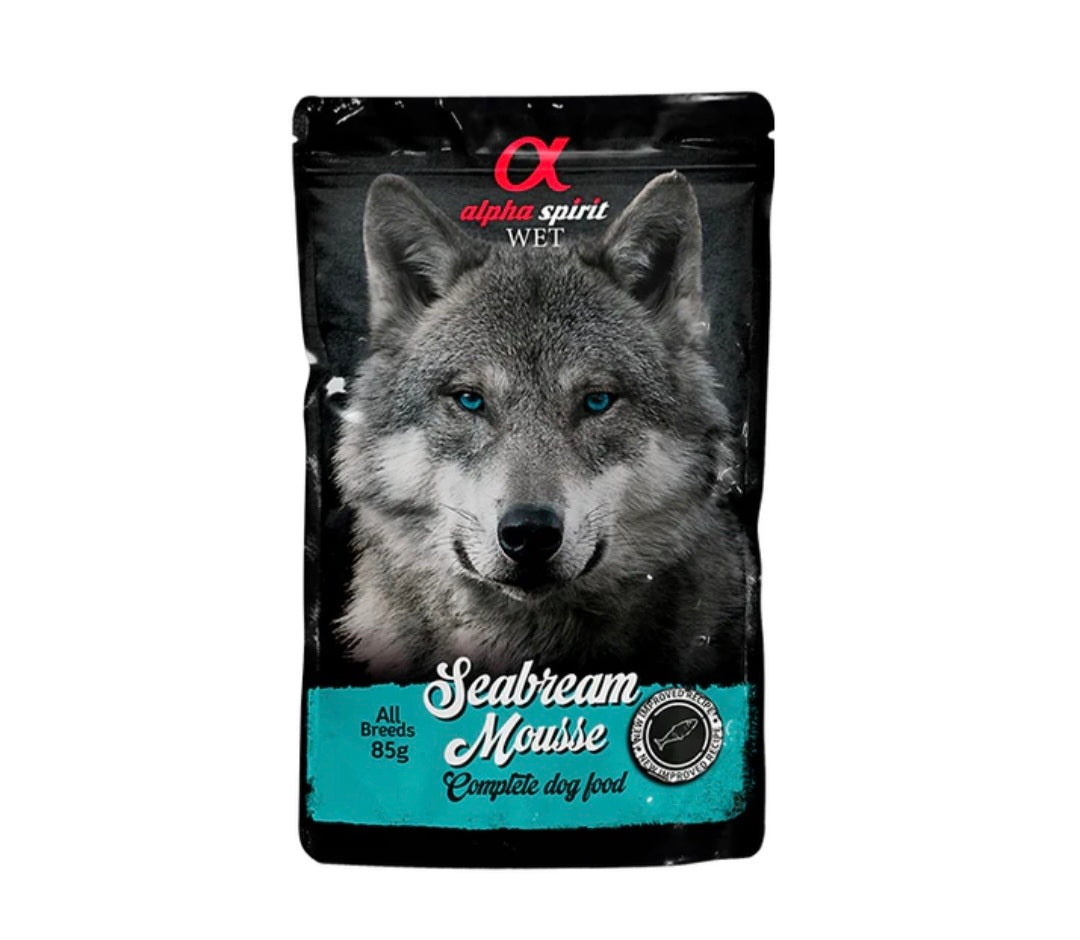 Alpha Spirit Mousse - SeaBream Dog Wet Food