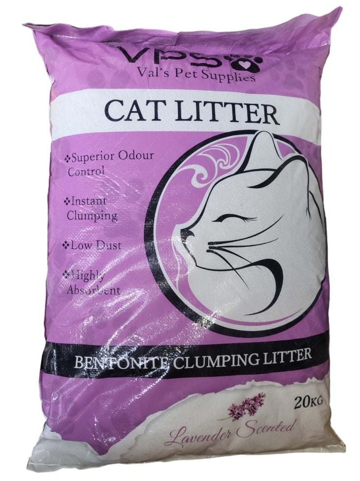 VPSBentonite Clumping Cat Lavender Scented Litter