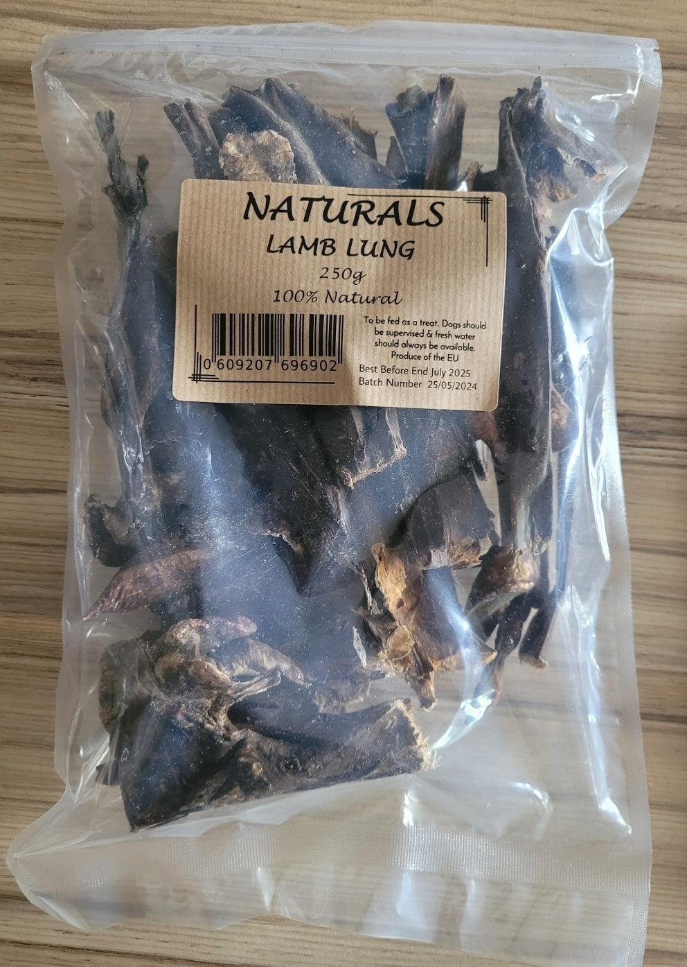 Naturals Lamb Lung Dog Treats