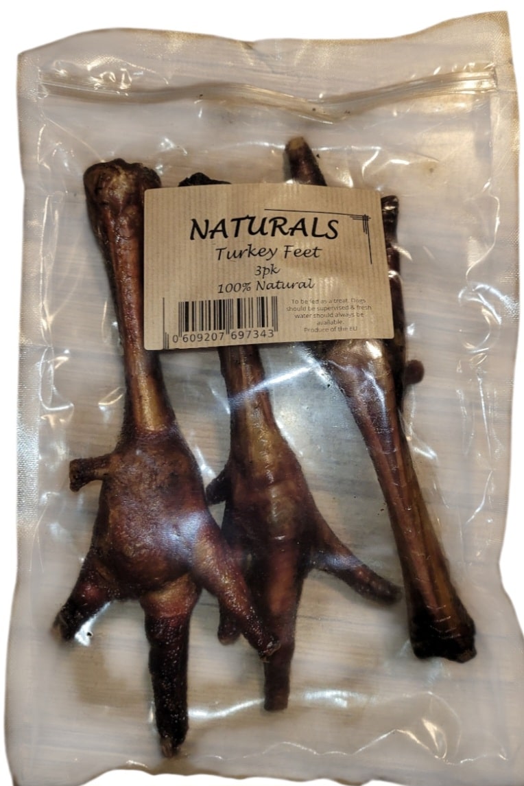Naturals Turkey Feet 3 Pack