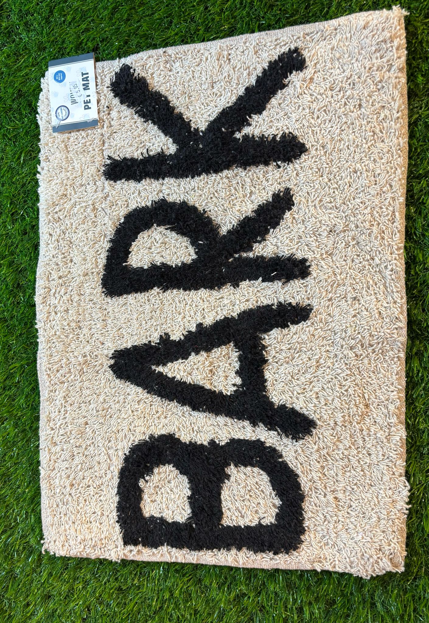 BARK Woven Pet Bowl Mat