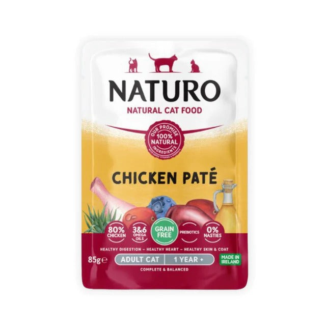 Naturo Chicken Pâté – Natural Nutrition for Cats 12pack