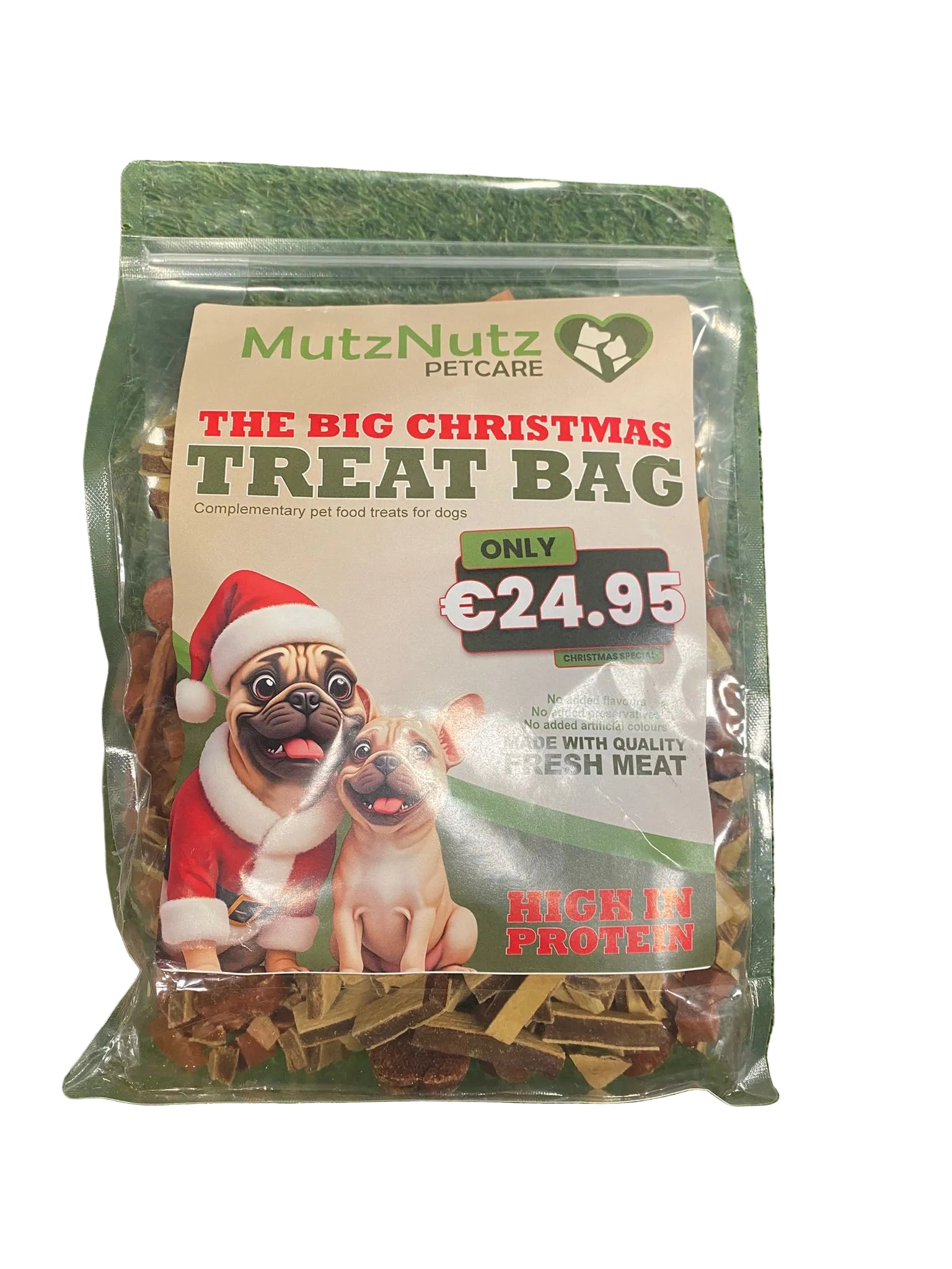 The Big Christmas Dog Treat Bag
