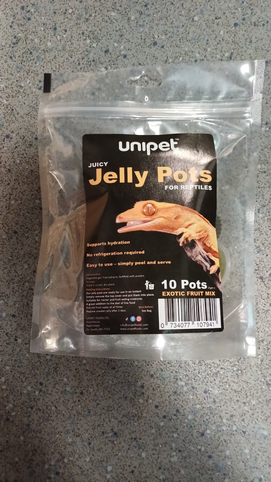 Juicy Jelly Pots for Reptiles