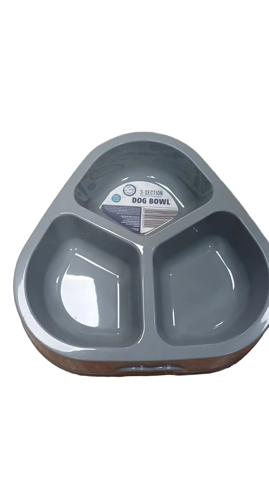 3‑Section Dog Bowl