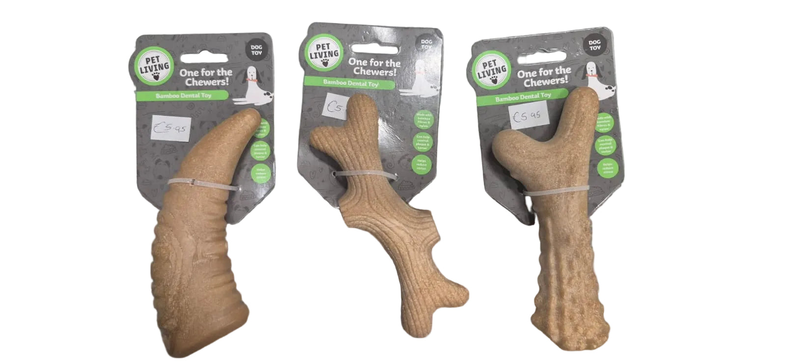 Pet Living Bamboo Dental Toys For Dogs