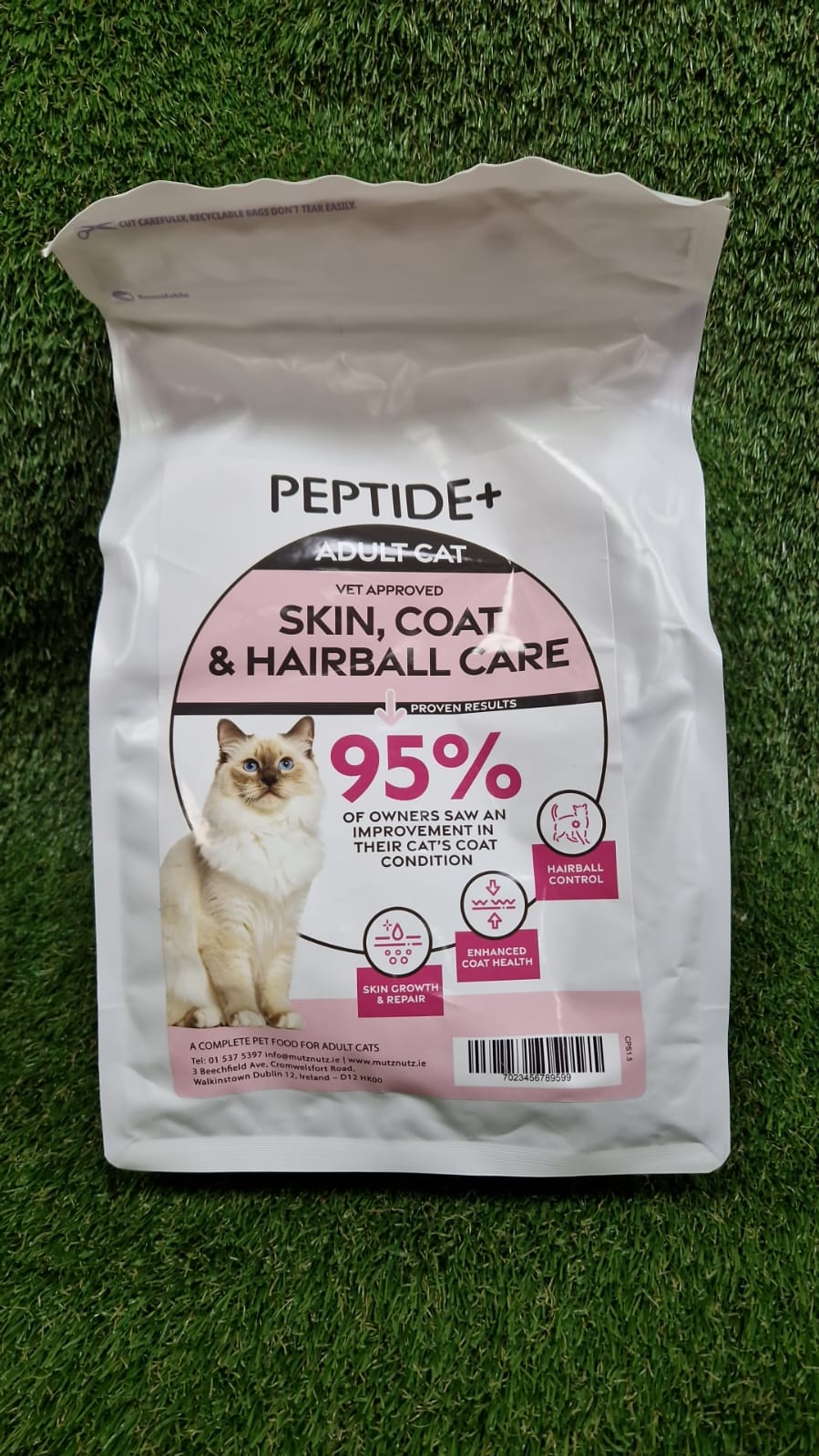 Peptide+ Skin, Coat & Hairball Care - Dry Cat Food