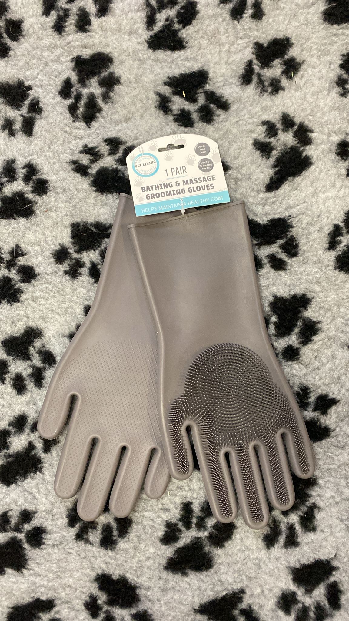 Pet Living Bathing & Massage Grooming Gloves