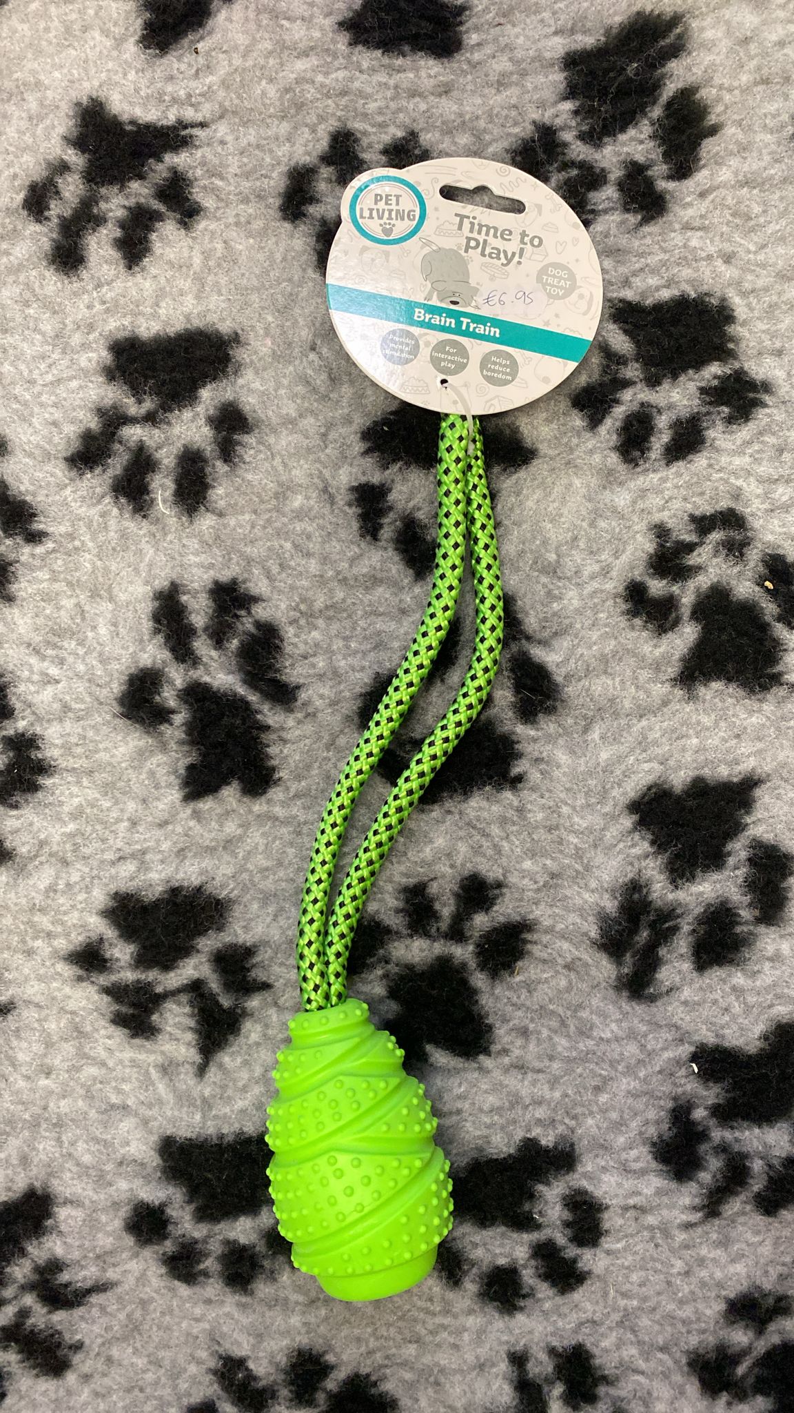 Pet Living Brain Train Dog Tug Treat Toy