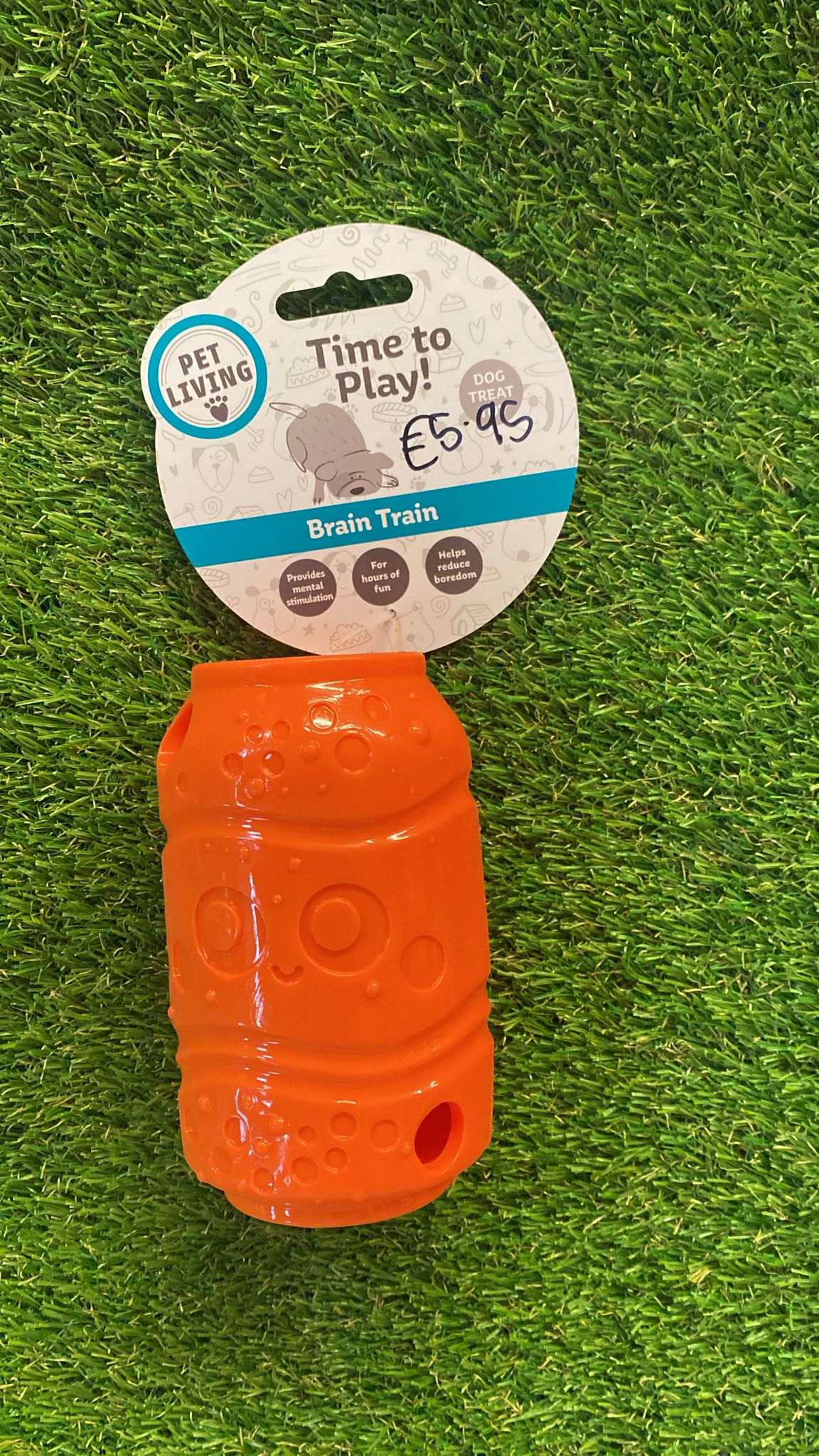 Dog Treat Toy – Brain Train Beer Can